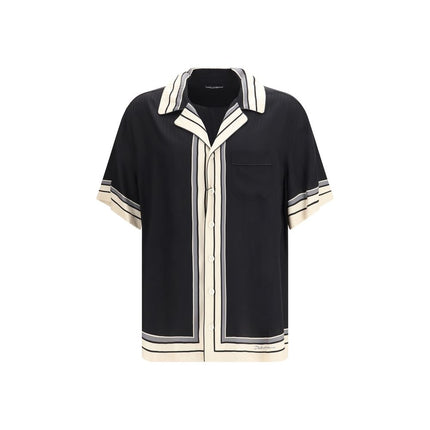 Dolce & Gabbana Multicolor Silk Shortsleeve Shirt