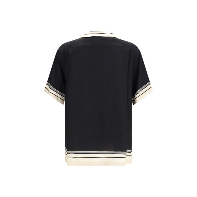 Dolce & Gabbana Multicolor Silk Shortsleeve Shirt
