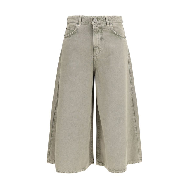PINKO Beige Lyocell Bermuda Shorts