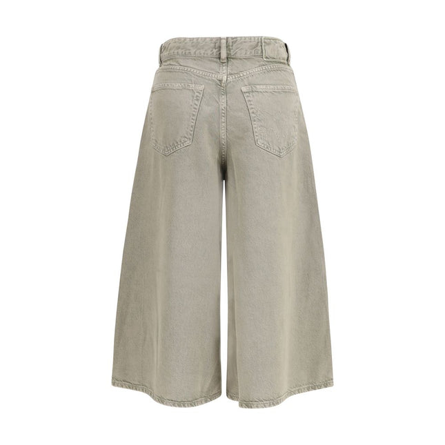 PINKO Beige Lyocell Bermuda Shorts