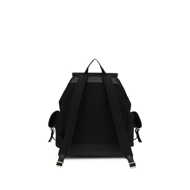 Gucci Black Fabric Backpack