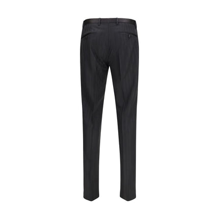 Dolce & Gabbana Black Wool Oves Aries Dress Pants