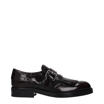Church's Red Leather Slip-On Loafers
