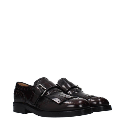 Church's Red Leather Slip-On Loafers