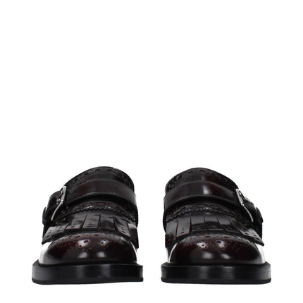 Church's Red Leather Slip-On Loafers