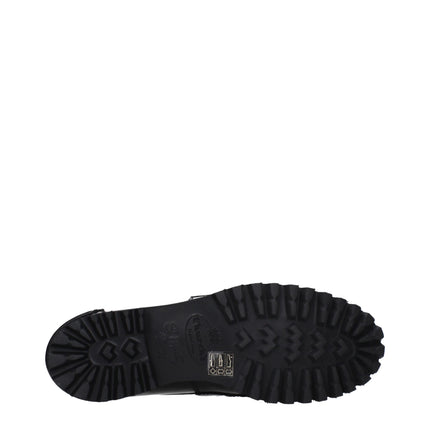 Church's Black Leather Slip-On Loafers