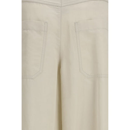 Brunello Cucinelli Beige Cotton Pants