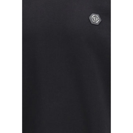 Philipp Plein Black Cotton Sweatshirt