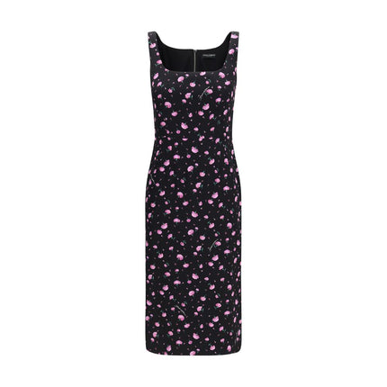 Dolce & Gabbana Multicolor Silk Casual Dress