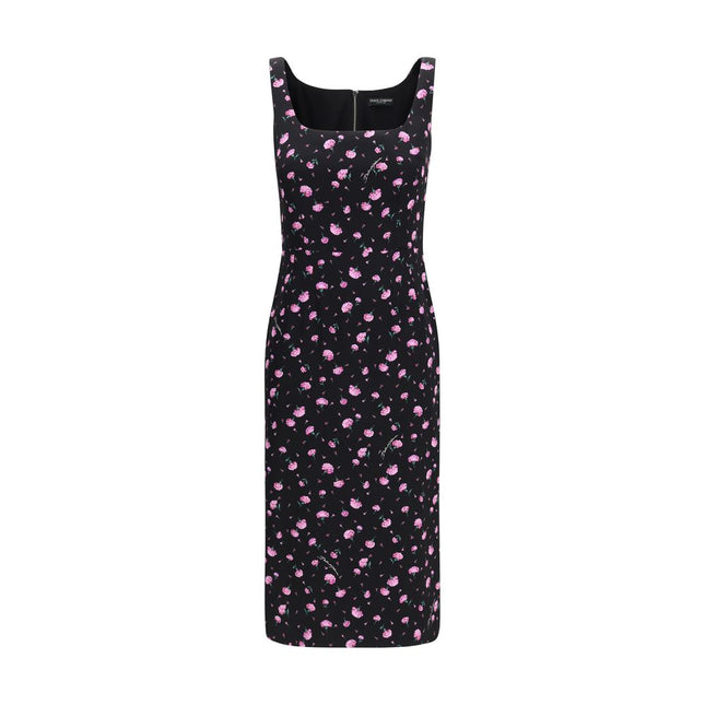 Dolce & Gabbana Multicolor Silk Casual Dress