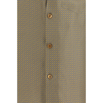 Saint Laurent Multicolor Silk Pattern Shirt