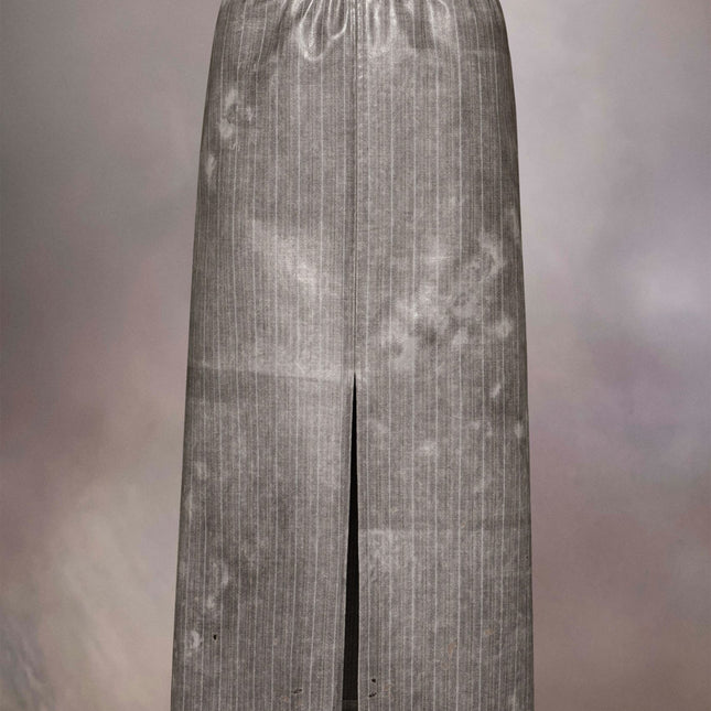 Maison Margiela Bicolor Fibres Midi Skirt
