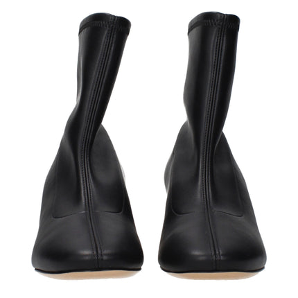 Casadei Black Leather Ankle Boots