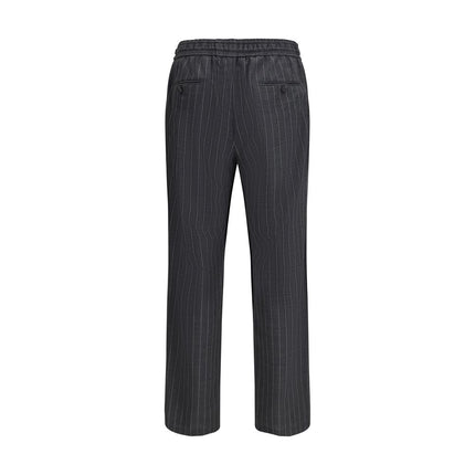 Dolce & Gabbana Gray Wool Oves Aries Casual Pants