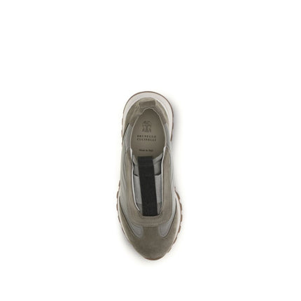 Brunello Cucinelli Bicolor Polyester Sneakers