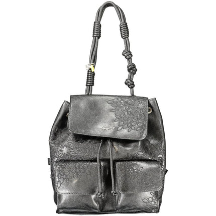 Desigual Black Polyurethane Women's Mini Backpack