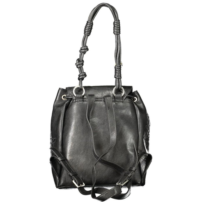 Desigual Black Polyurethane Women's Mini Backpack