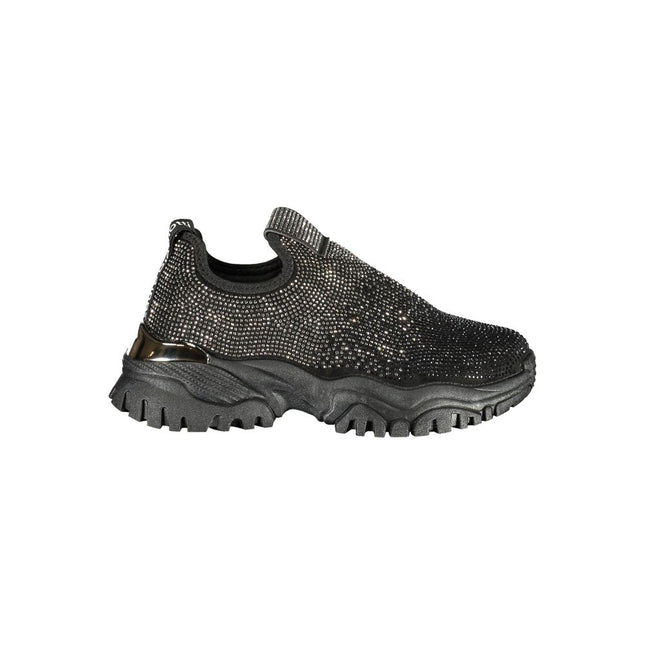 Laura Biagiotti Black Polyurethane Women Sneaker Laura Biagiotti