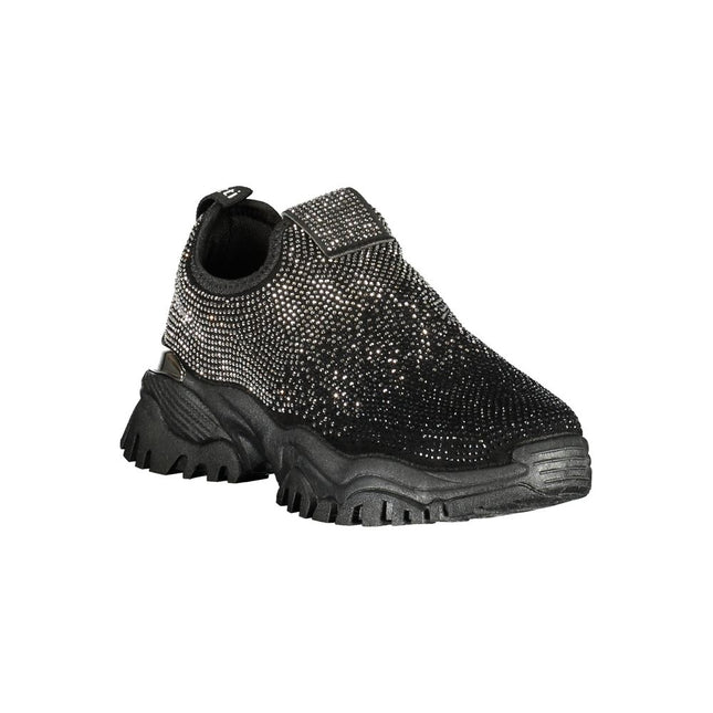 Laura Biagiotti Black Polyurethane Women Sneaker Laura Biagiotti
