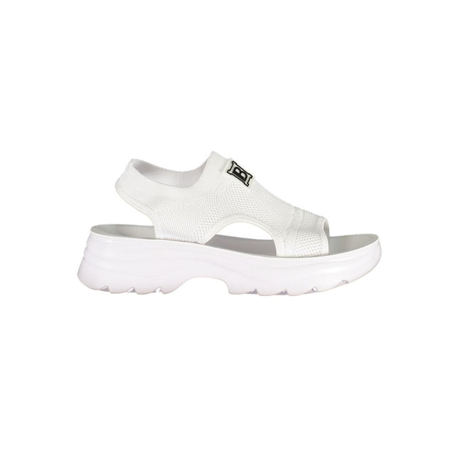 Laura Biagiotti Bianco Polyurethane Women Sandal