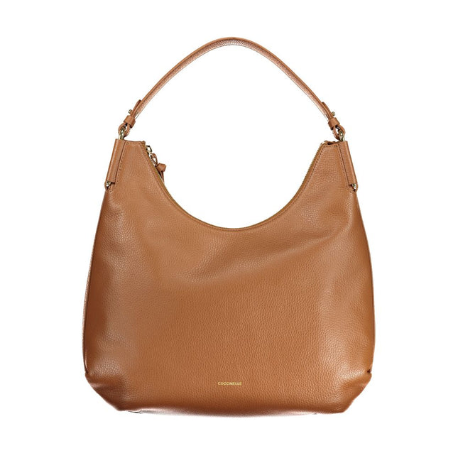 Coccinelle Marrone Leather Woman Handbag