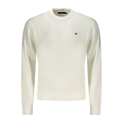 Napapijri White Cotton Men Shirt
