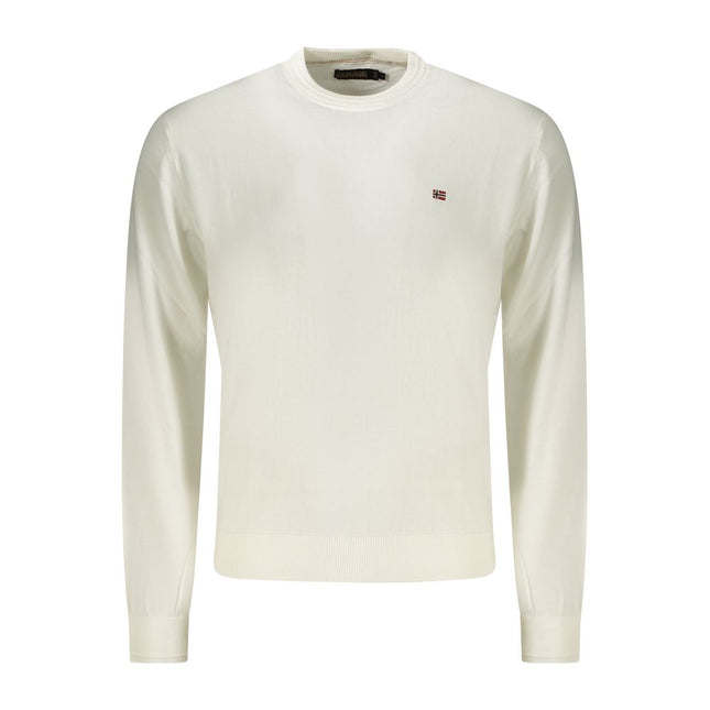 Napapijri White Cotton Men Shirt