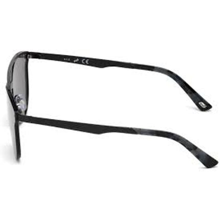 WEB EYEWEAR Black Metal Sunglasses