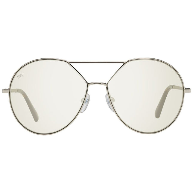 WEB EYEWEAR Gold Metal Sunglasses