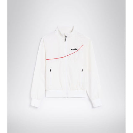 Diadora White Polyamide Shell Jacket