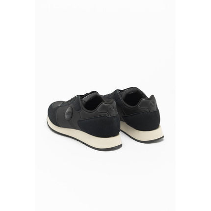 Colmar Black Nylon Low Top Sneakers