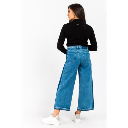 Gas Blue Cotton Jeans Denim