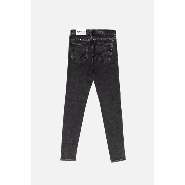 Gas Gray Cotton Skinny Jeans