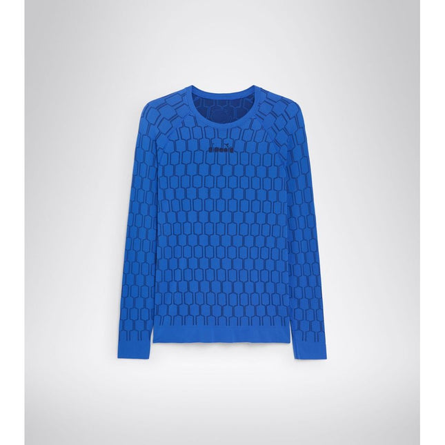 Diadora Blue Polyamide Long Sleeve T-Shirt