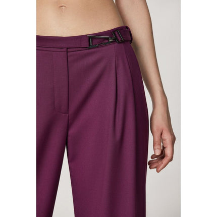 Patrizia Pepe Purple Polyester Two-Piece Suit