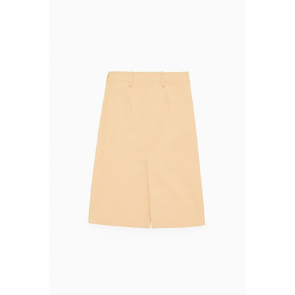 Patrizia Pepe Pink Cotton Midi Skirt