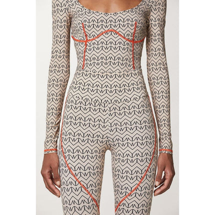 Patrizia Pepe Bicolor Polyamide Leggings