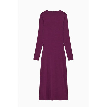 Patrizia Pepe Purple Viscose Casual Dress