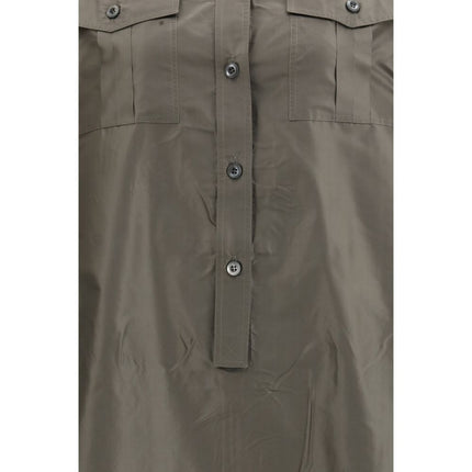 Prada Bicolor Silk Casual Dress