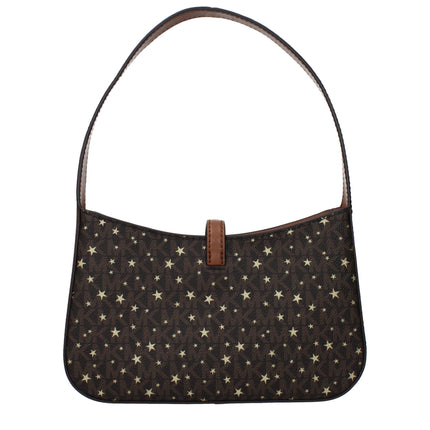 Michael Kors Brown Fabric Handbag