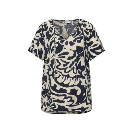 Street One Blue Viscose Blouse