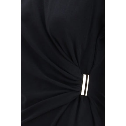 PINKO Black Cotton T-Shirt