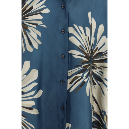 Brunello Cucinelli Multicolor Silk Shirt