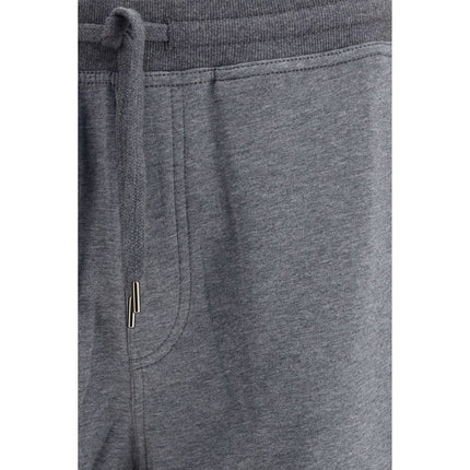 Brunello Cucinelli Gray Cotton Casual Pants
