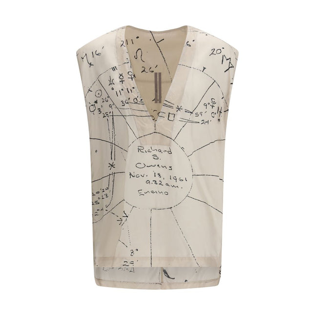 Rick Owens Beige Viscose Shirt