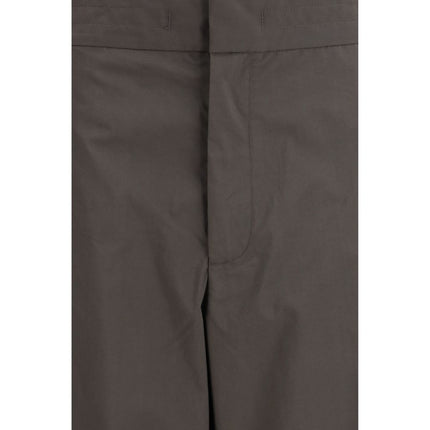 SA SU PHI Gray Cotton Casual Pants
