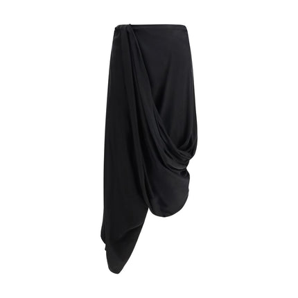 Maison Margiela Black Copper Midi Skirt