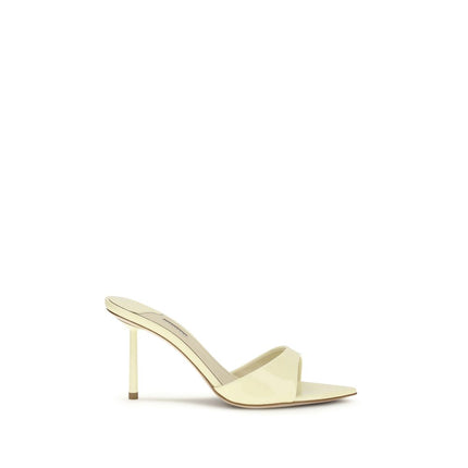 LE SILLA Bicolor Calf Leather Bos Taurus Stiletto Heel Sandals