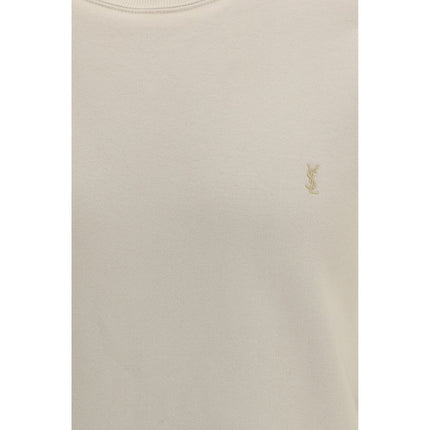 Saint Laurent Beige Cotton Sweatshirt