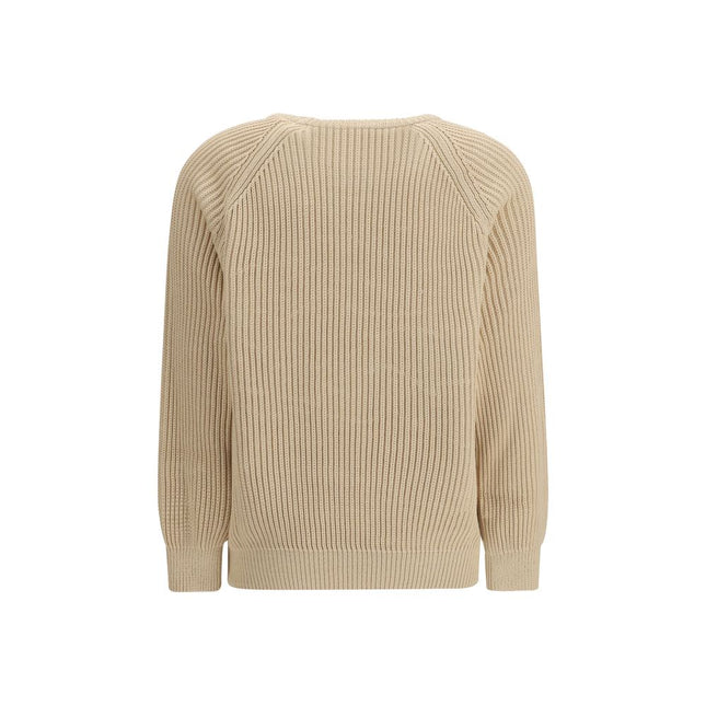 Saint Laurent Beige Cotton Sweatshirt